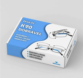 Óculos Dobrável Titanium DVision - COMPRE 1 LEVE 2 - Rinove Store