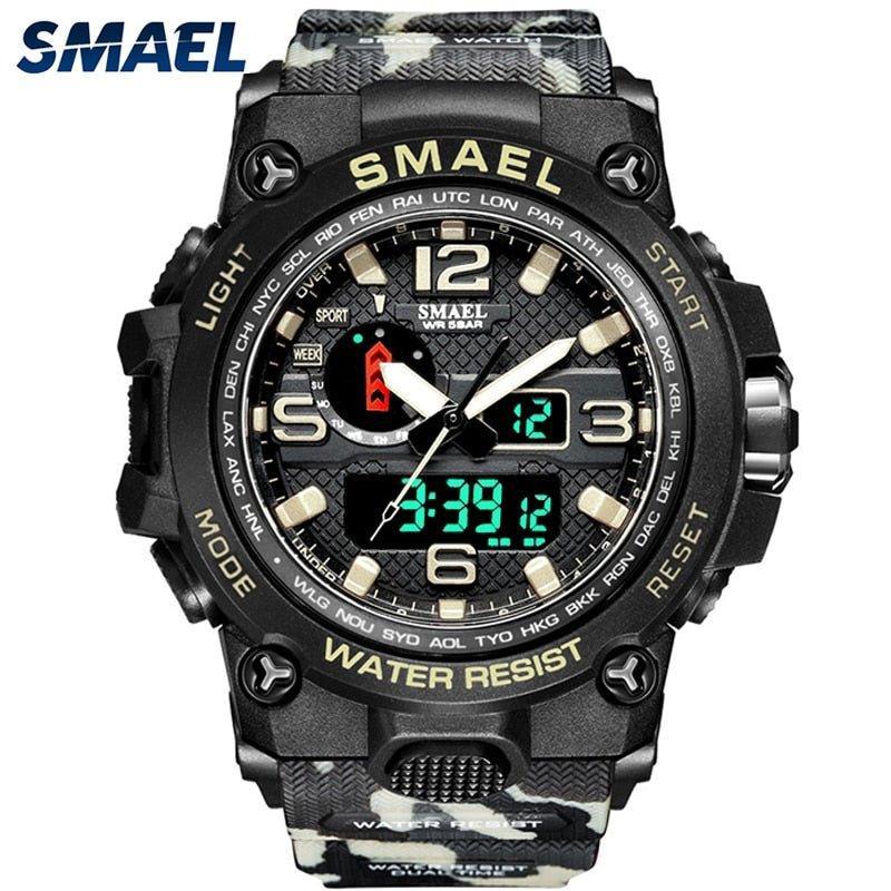 Relógio Masculino SMAEL Titanium - Luxo e Funcionabilidade - Rinove Store